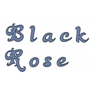 Black Rose Filled Embroidery Font Digitized Lower and Upper Case 1 2 3 inch Instant Download Black Rose Filled Embroidery Font Digitized Lower and Upper Case 1 2 3 inch Instant Download